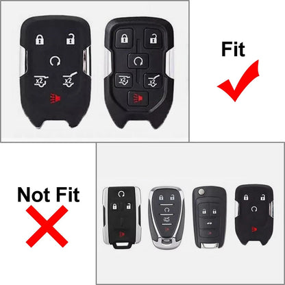 Remote Key Fob Shell Case Cover for GMC Yukon, Chevy Tahoe, Suburban, Silverado