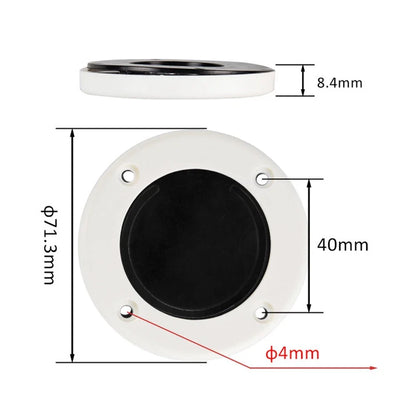 Plastic Boat Drain Check Valve 71mm for Saltwater/Freshwater Vessels