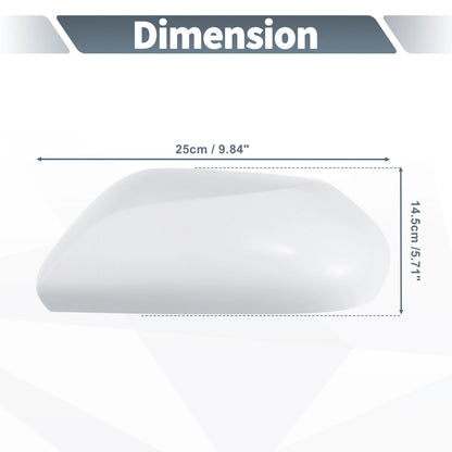 Rearview Mirror Cover Cap White for Toyota Camry (2018-2021)