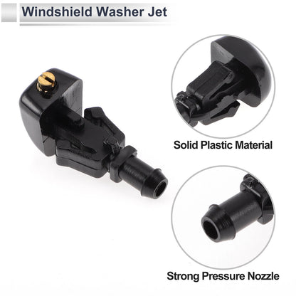 6 Pcs Washer Nozzle & Hose Connector for Nissan
