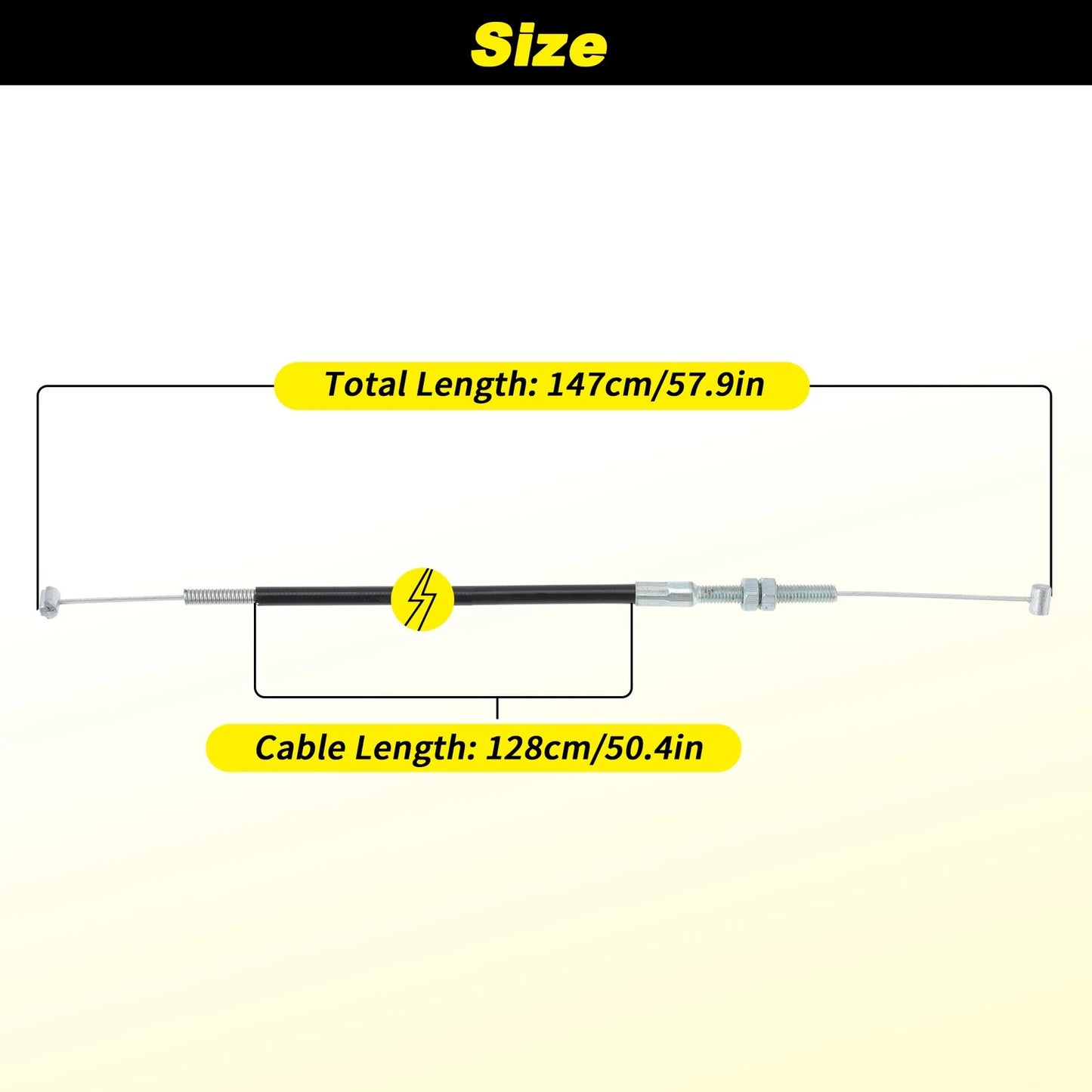 Throttle Cable & Brake Cable for Honda HRD535 HRD536