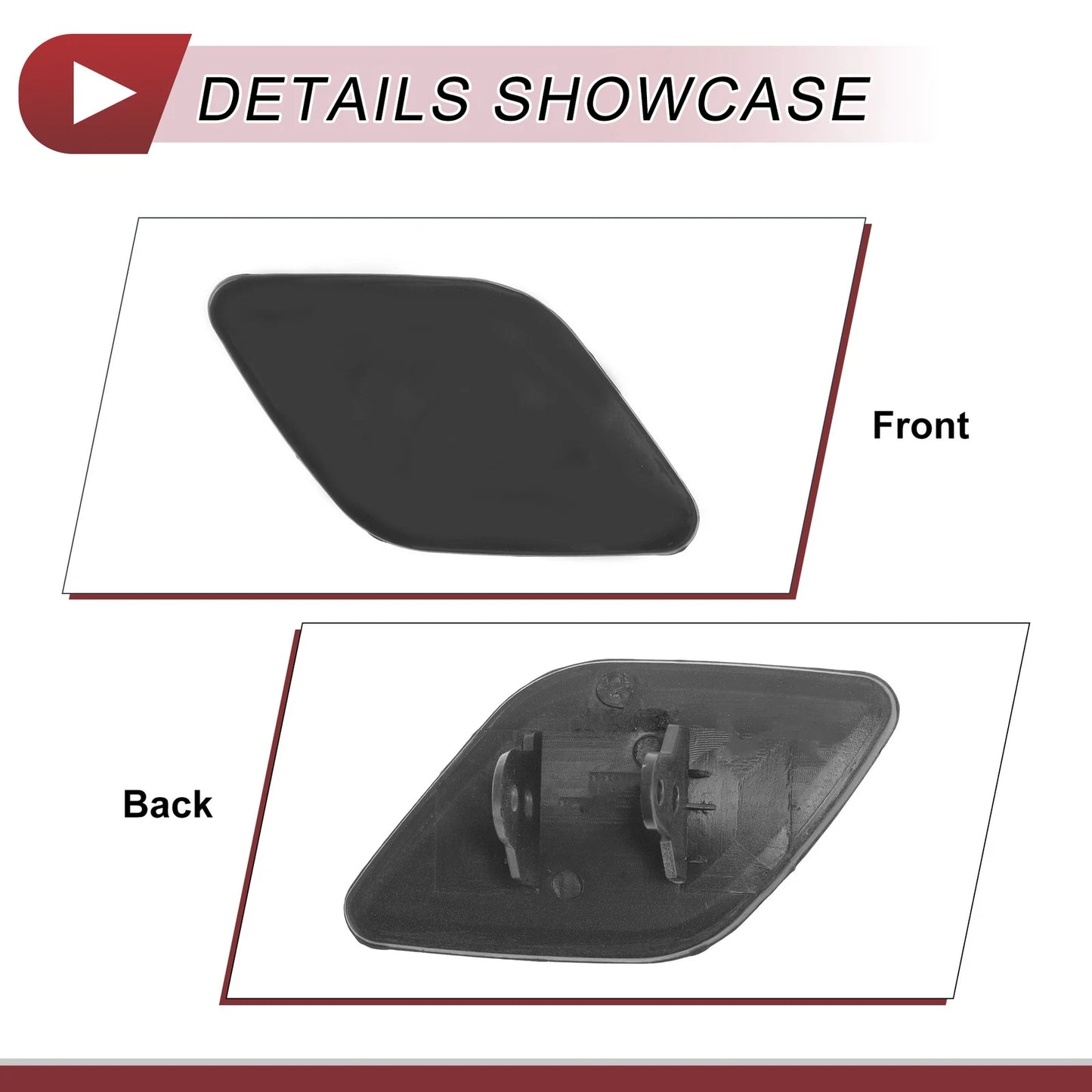 Front Right Bumper Trim Nozzle Cover for BMW X6 (2008-2014)