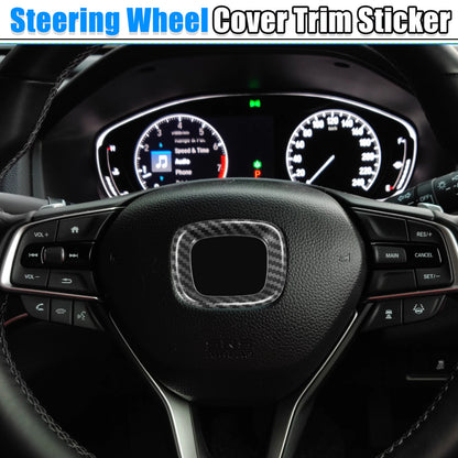 Steering Wheel Cover Trim for Honda Accord (2018-2022) Carbon Fiber Pattern