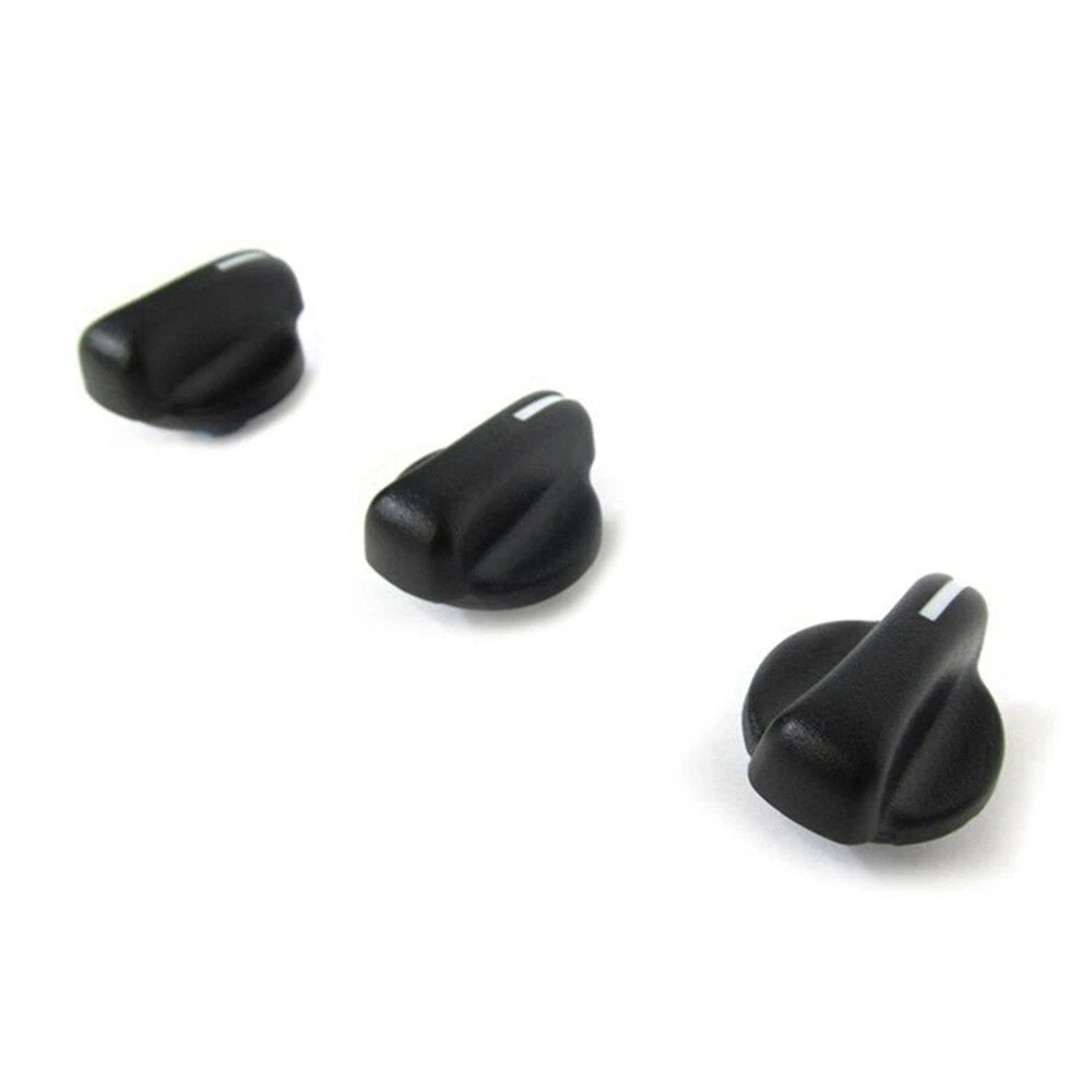 3 x A/C Heater Fan Control Switch Knobs for Jeep Wrangler TJ, Dodge Ram (1997-2006)