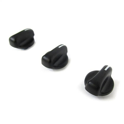 3 x A/C Heater Fan Control Switch Knobs for Jeep Wrangler TJ, Dodge Ram (1997-2006)
