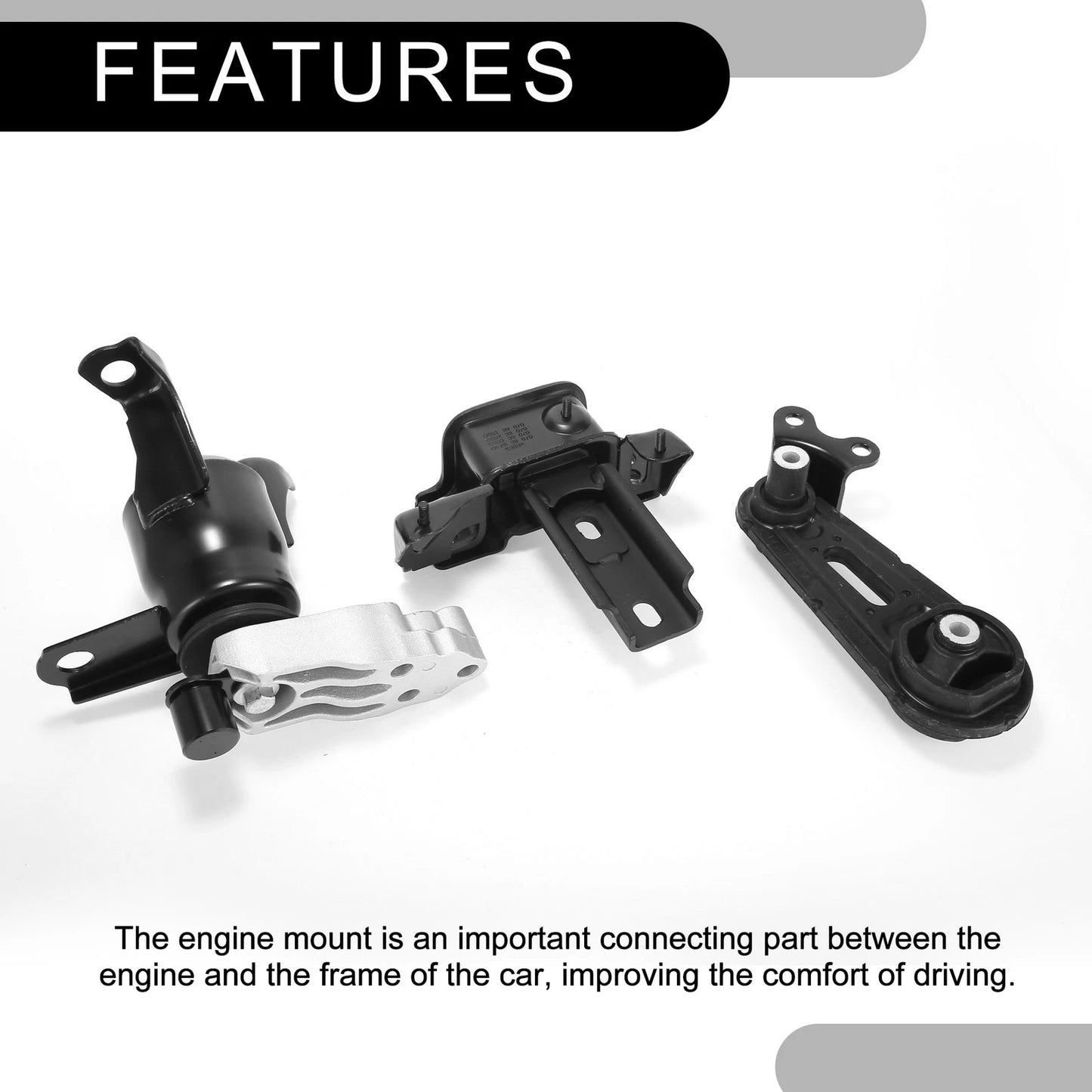Engine Motor Trans Mount Set for Mazda 2 1.5L (2011-2013)