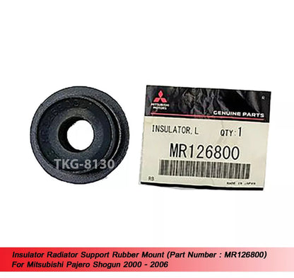 Lower Mount Rubber Radiator for Mitsubishi Pajero Shogun (2000-2006)
