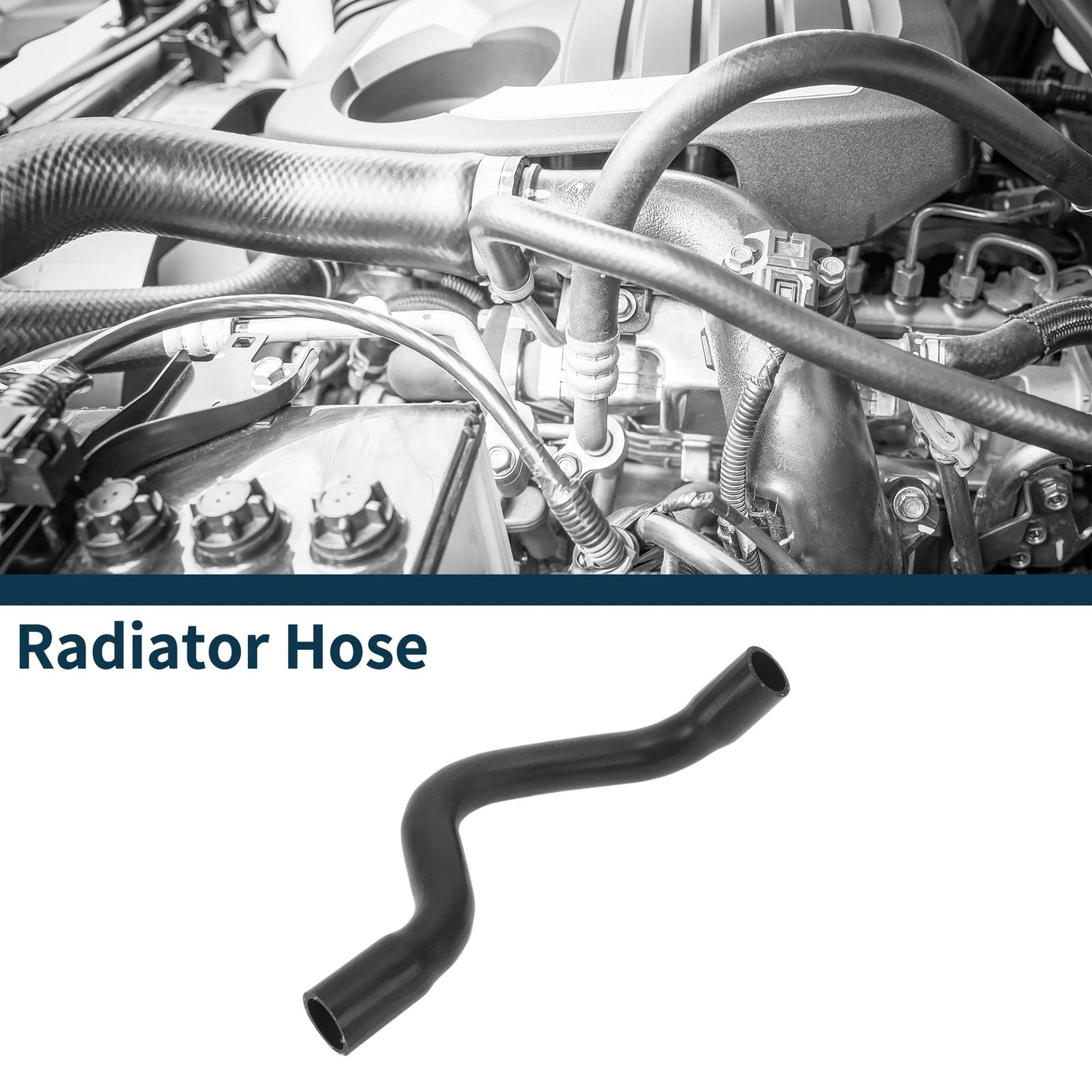 Upper Radiator Hose for Volvo S80 (1999-2006) Rubber 1 Pc