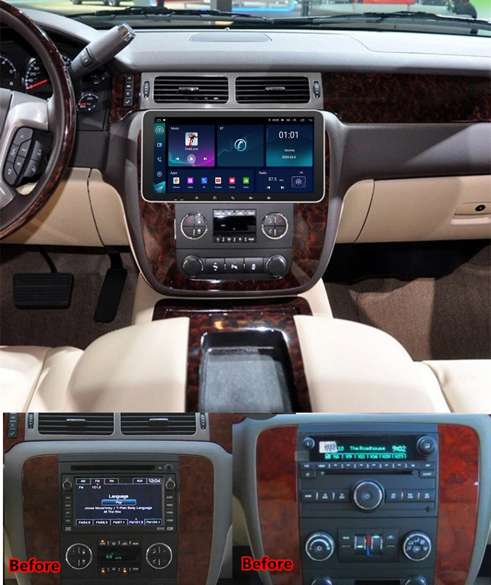 10.33'' Car Head Unit GPS w/Carplay for Buick Enclave, Hummer H2, Suzuki, Chevrolet
