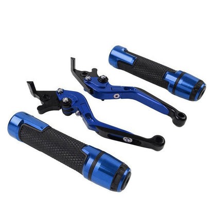 CNC Brake Clutch Levers & Handlebar Grips Set for Yamaha YZF R1 (2009-2014)