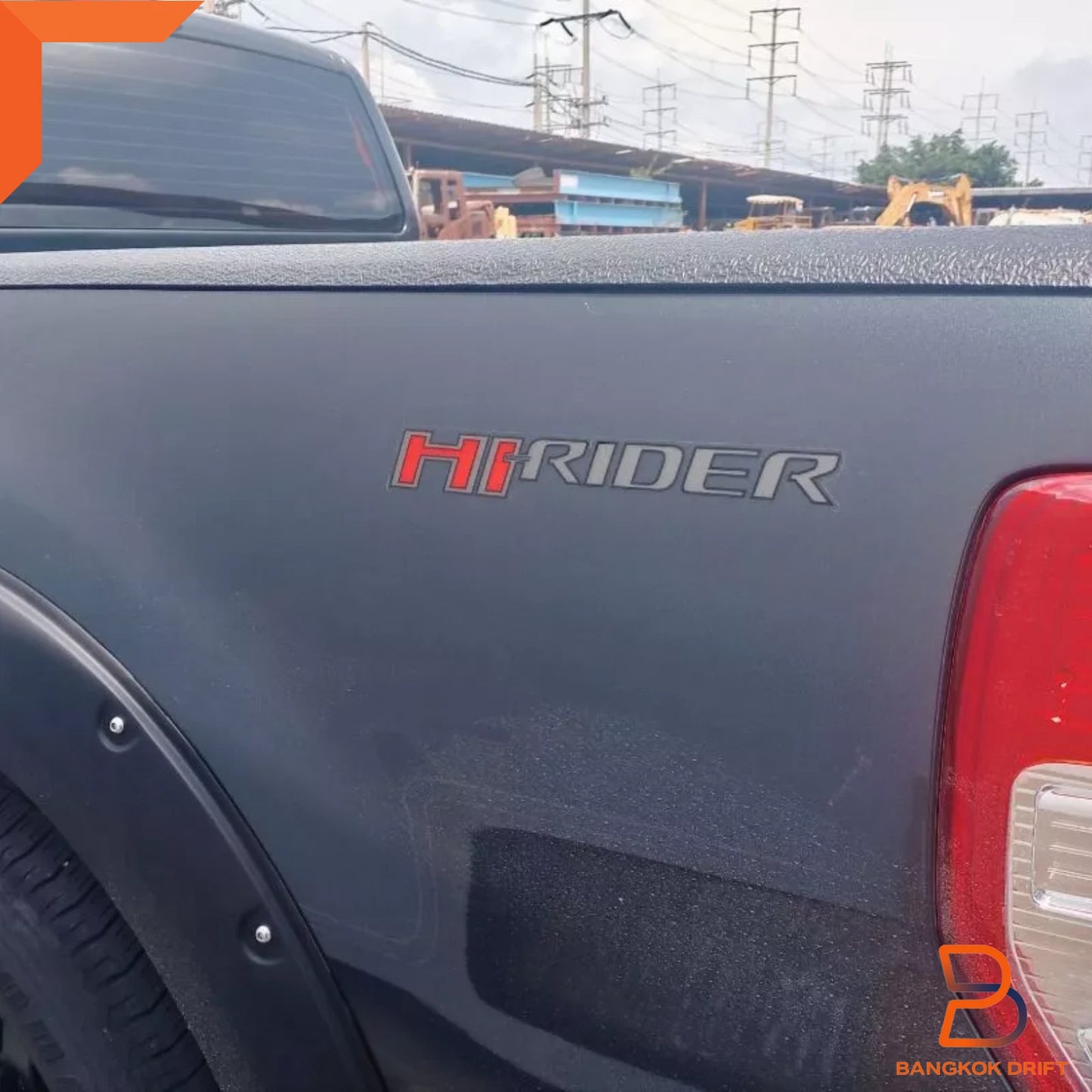 Red Silver HI-RIDER Side Decal Stickers for Ford Ranger PX MK1 T6 (11-15)