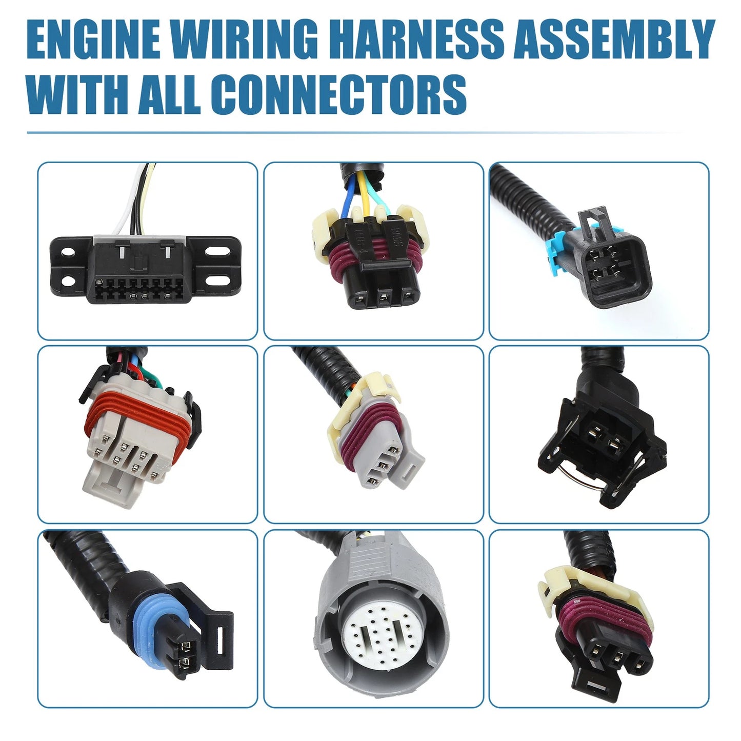 Set Engine Wiring Harness for Chevy GMC Cadillac Hummer Trucks