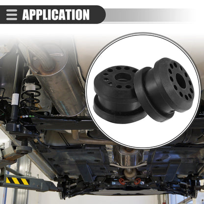 Transfer Case Linkage Bushing for Dodge Ram Rubber Black 4 x Pieces