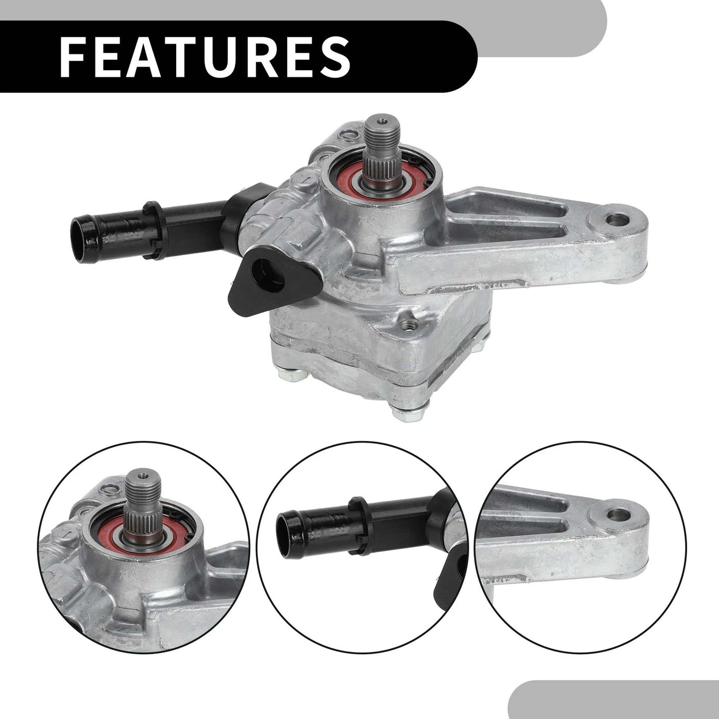 Car Power Steering Pump for Honda Ridgeline (2006-2011) - 1 x Quality Replacement