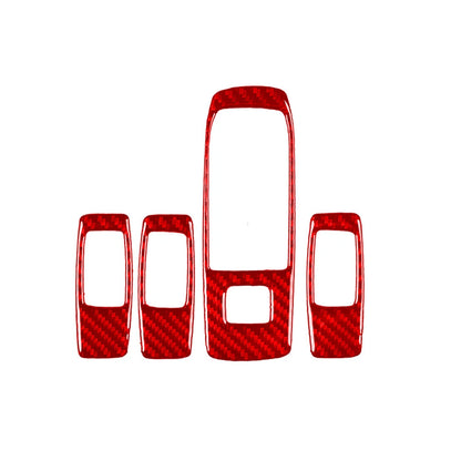 Carbon Fiber Window Lift Switch Panel Cover for Ford Ranger Sport (15-22)