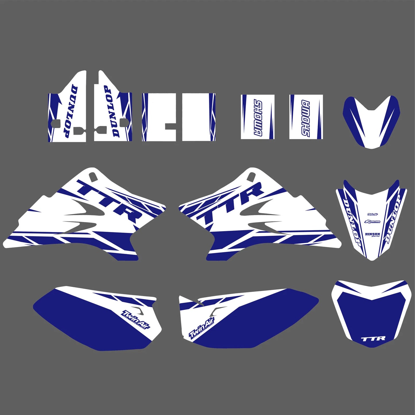Graphics Kit Decals for Yamaha TTR50 (2006-2015)