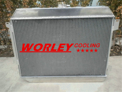 3ROW Radiator + Fan for Dodge Challenger, Charger, Plymouth GTX (1968-1974)