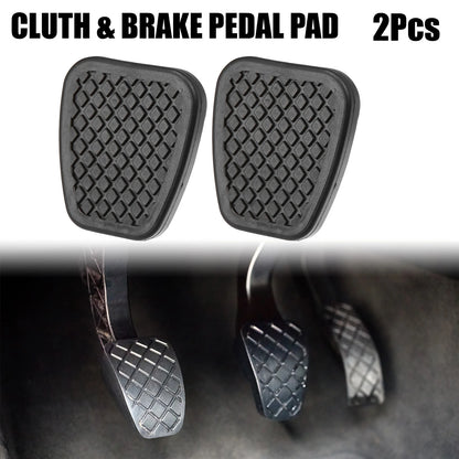 Car Anti-Slip Clutch Brake Pedal Covers Black for Acura NSX (1991-2005)