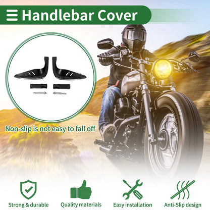 Hand Grips Cover Kit / 7/8" 22mm / Aluminum Rhombus Pattern for Motorcycle
