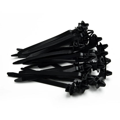 50pcs Nylon Car Cable Tidy Organizer Clips Holder Hose Wire Tie Fixing Strap for Car