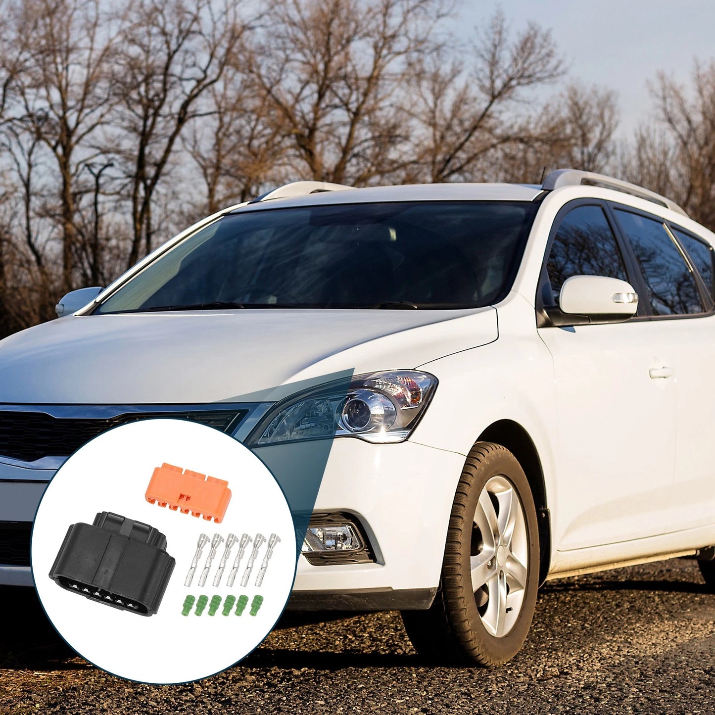 6 Pin Reverse Sensor Connector Plug for Kia (2011-2023)