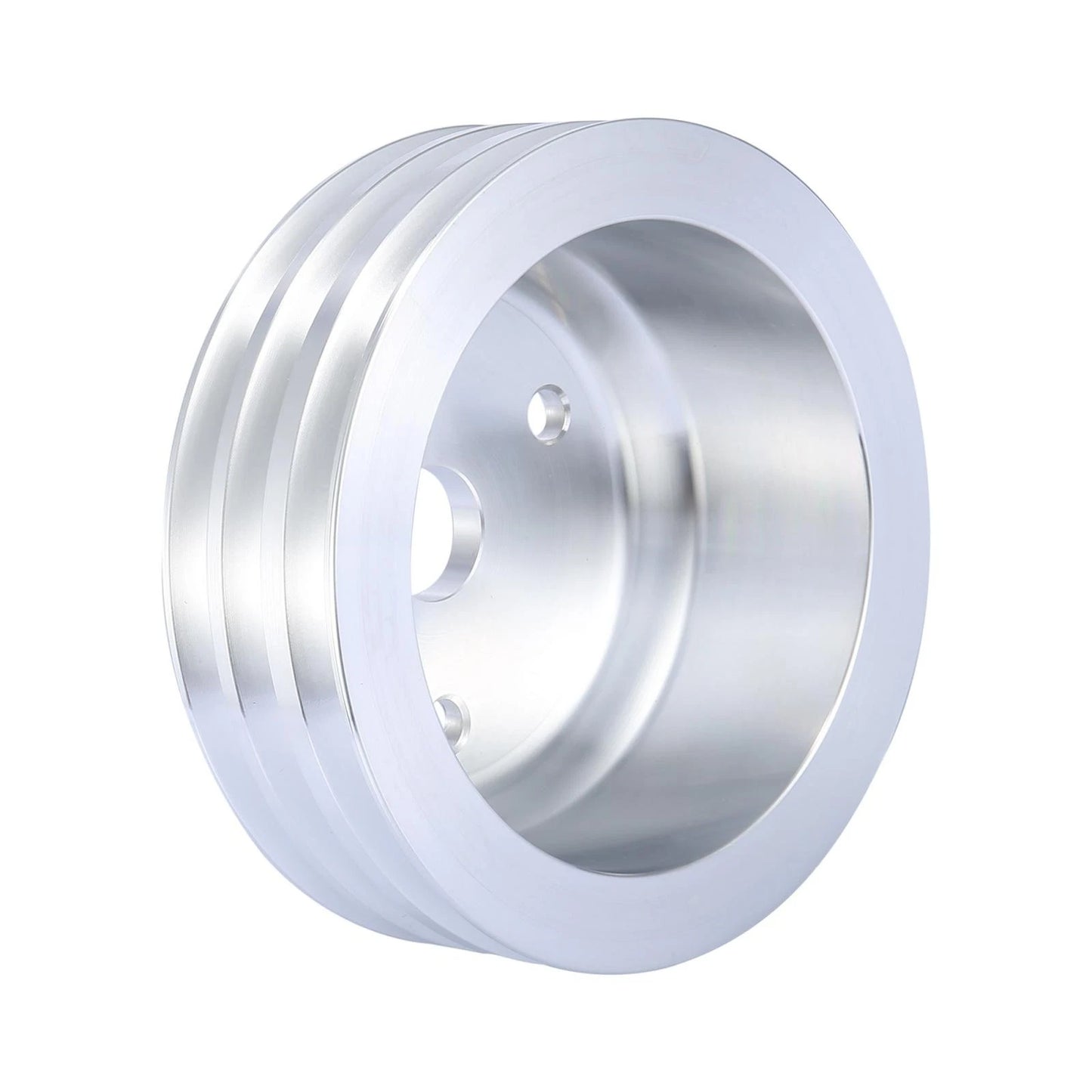 Crankshaft Pulley Long Water Pump Triple Groove for Chevy SBC 350 Engine