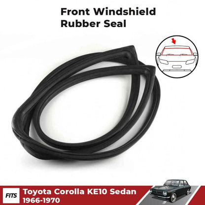 Front Windshield Glass Rubber Seal Weatherstrip Fits Toyota Corolla KE10 1966-70