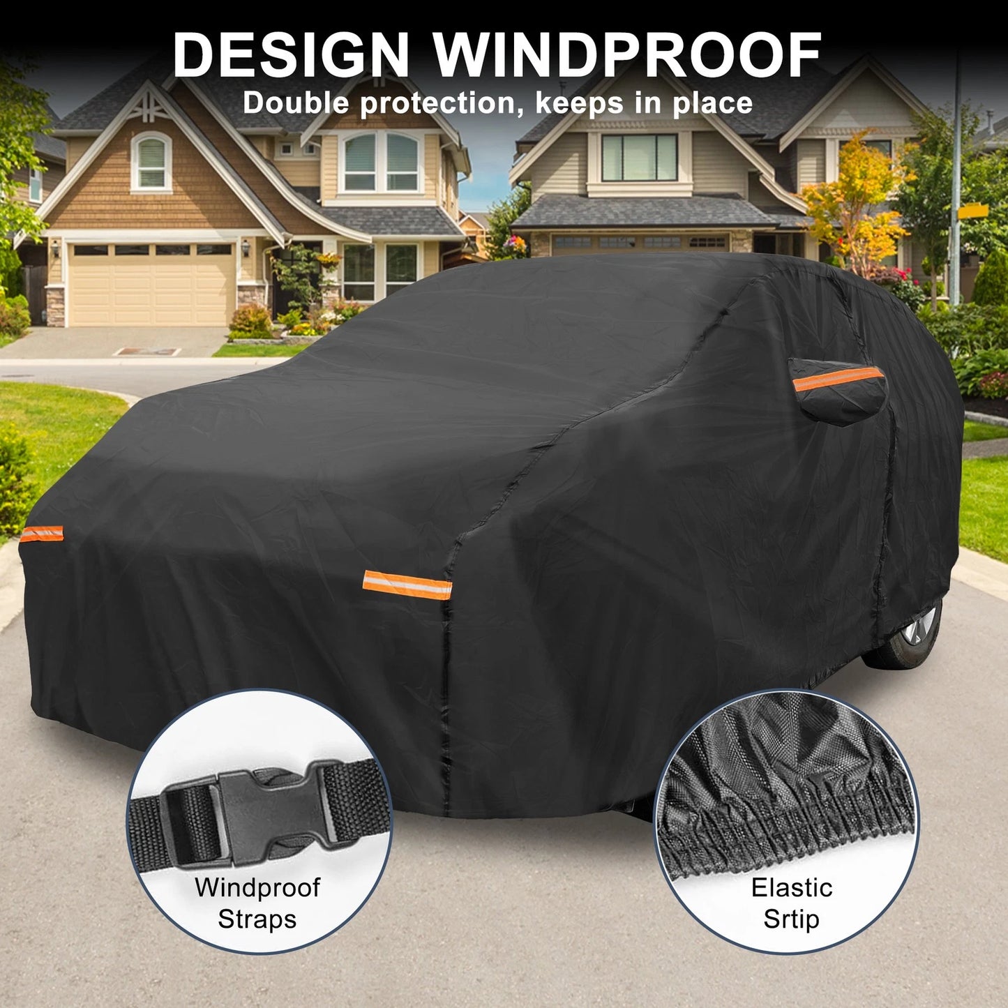 Waterproof Car Cover with Zipper for Toyota Sienna (2004-2023)