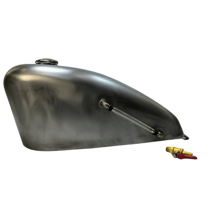 12L Unpainted Silver Fuel Tank for KAWASAKI VULCAN 400 800 (1995-2003)
