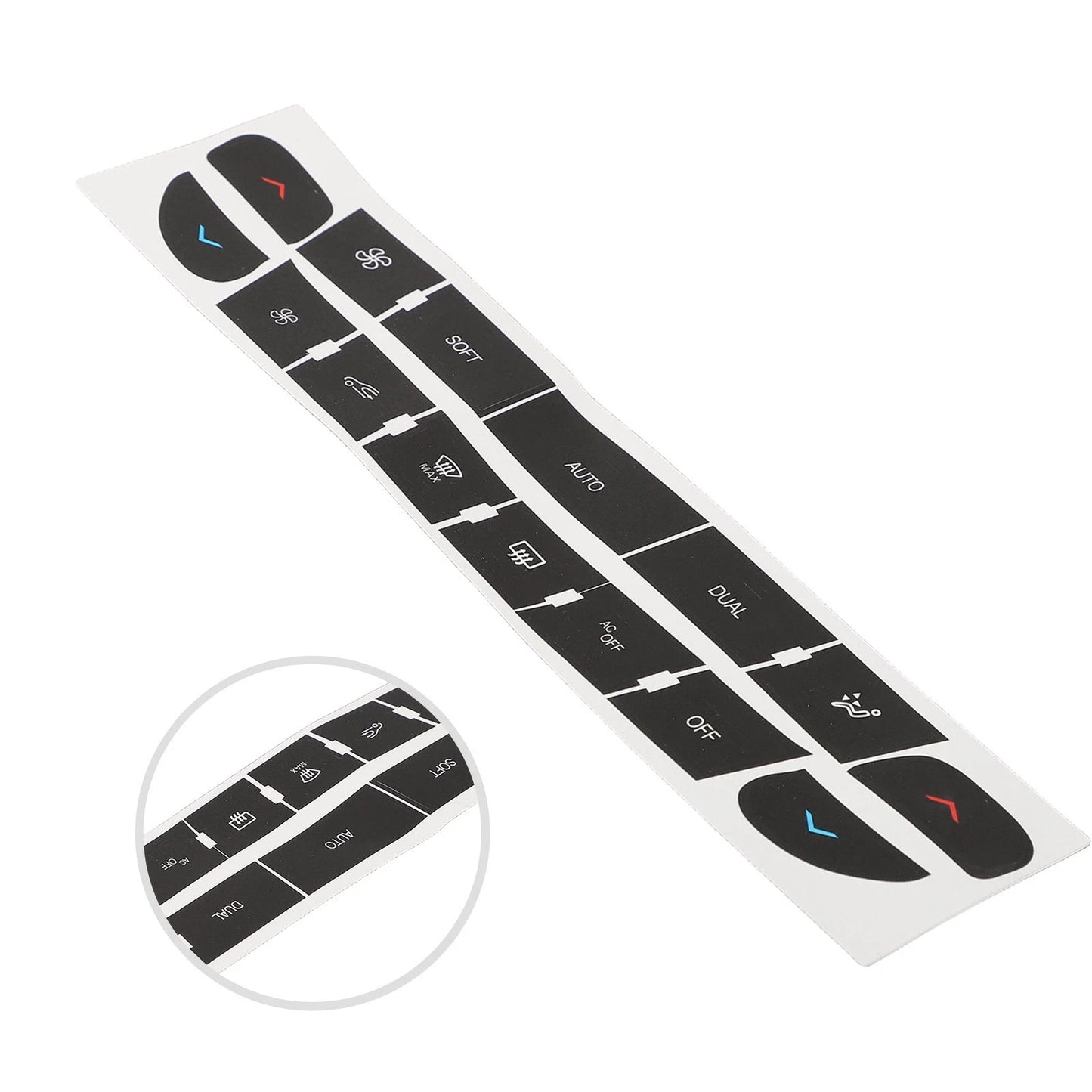 Master Control Cells with Button Repair Stickers for Megane