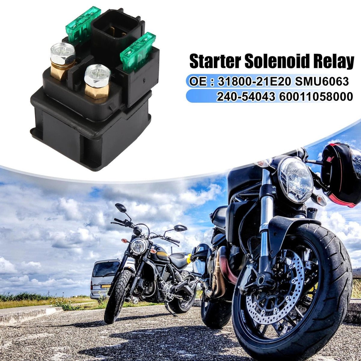 Motorcycle Starter Solenoid Relay for Suzuki GSX600F Katana GSX750F