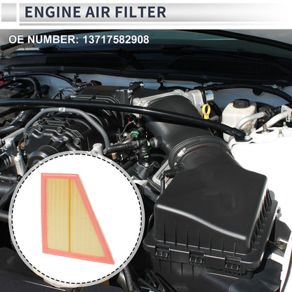 Engine Air Filter for BMW X1 2.0L (2012-2015) 1 Pcs
