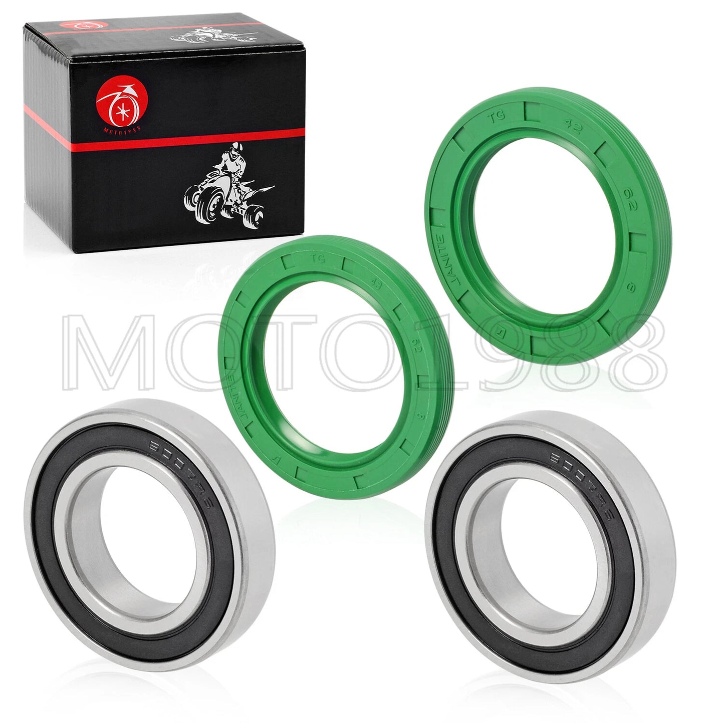 Rear Wheel Hub Bearings And Seals for Yamaha Blaster 200 YFS200 (2003–2006)