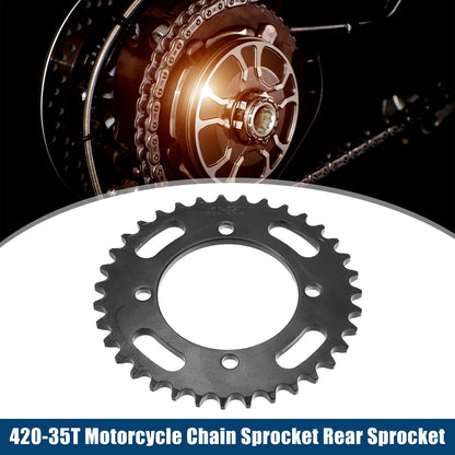 420 Pitch 35 Tooth 76mm Motorcycle Chain Sprocket Rear for Dirt Bike