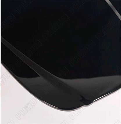 Black Mini Car Hood Metal Display Model for Vinyl Wrapping 26x30cm