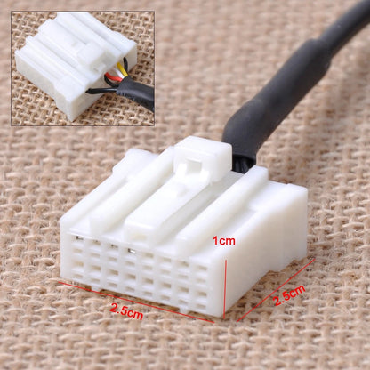 3.5mm AUX IN Cable Adapter for Mazda 3, 6, RX8, MX-5, Besturn B70 (2003-2023)