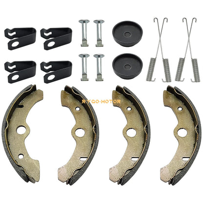 2 x Front & Rear Brake Shoes/Pads for Yamaha YFM350FW Big Bear (1987–1995)
