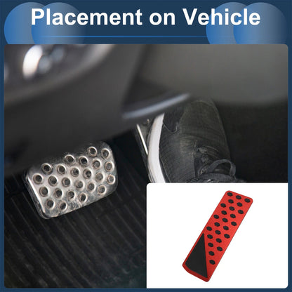 Footrest Pedal Cover for Jeep Grand Cherokee 2022-2025 Aluminum Alloy Red