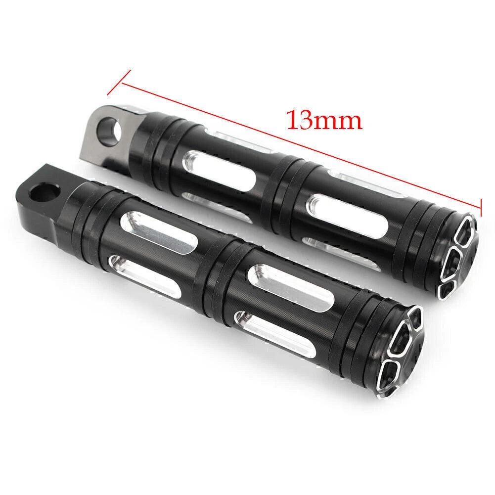 Black Male Mount Foot Pegs for Harley Touring Models (2014-2023)