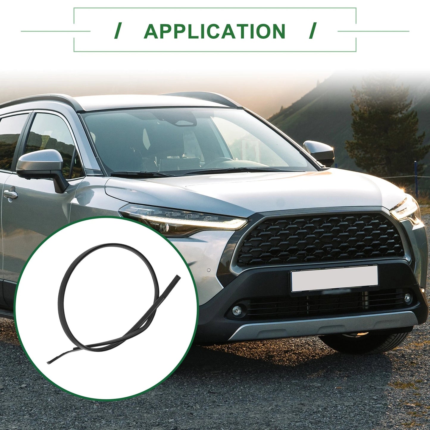 Roof Sealing Strip Sunroof Trim for Toyota Corolla (2014-2018)