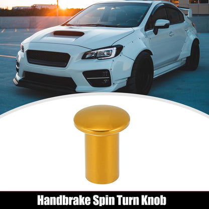 Gold Tone Handbrake Spin Knob Button for Toyota 86 Scion FR-S Subaru BRZ
