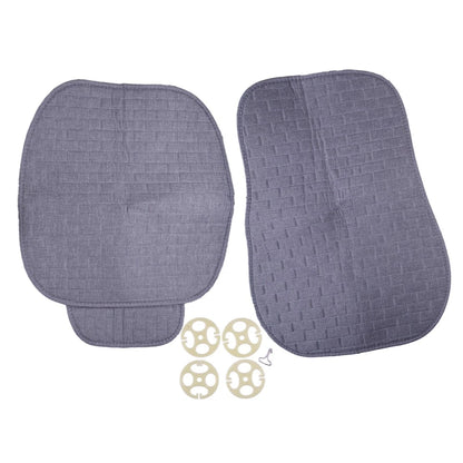 Set of 2 Gray Front Car Seat Covers