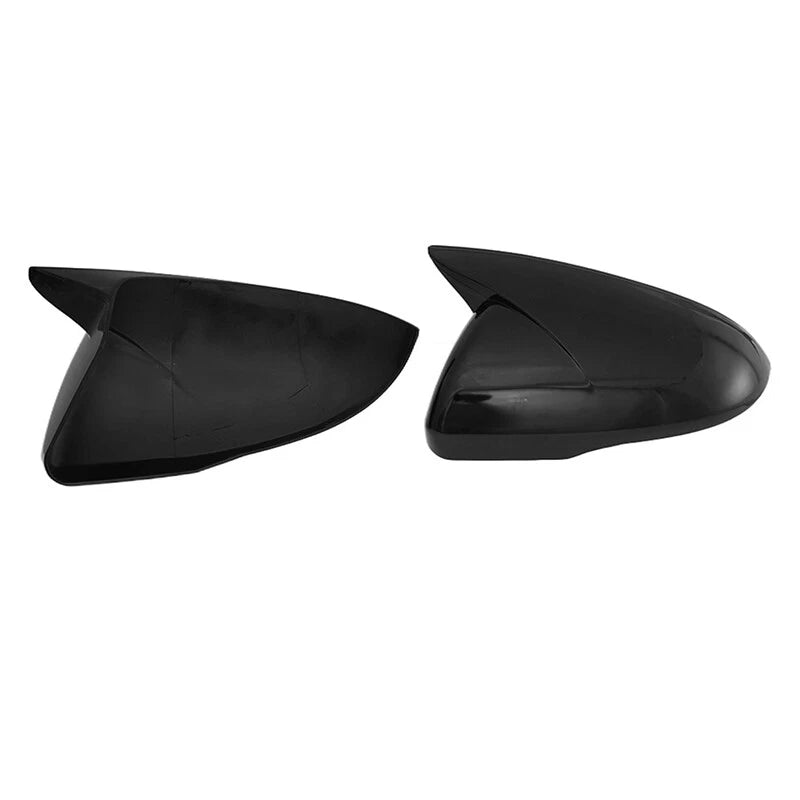 Gloss Black Horn Style Side Mirror Cover for KIA K5 Optima (2016-2020)