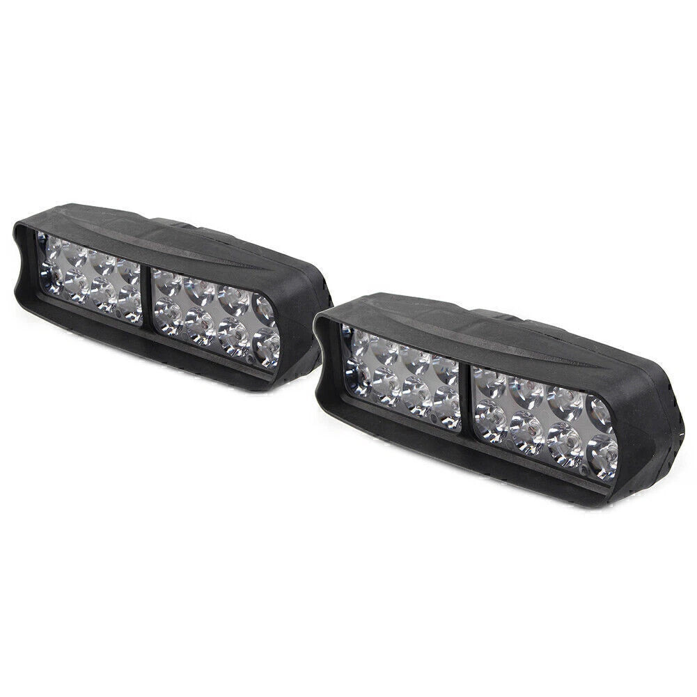 16-LED Motorcycle Headlight Fog Light 2400Lm for UTV ATV