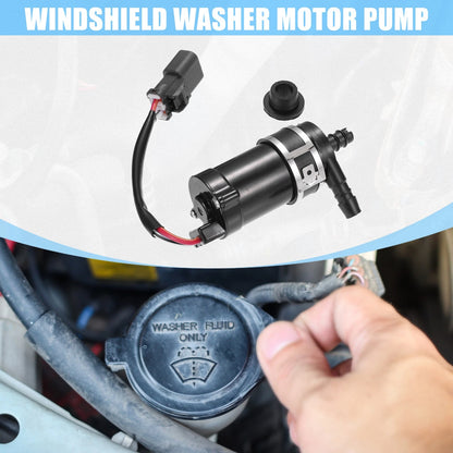 Windshield Washer Motor Pump for Honda Accord 2008-2015 (2 x) Black