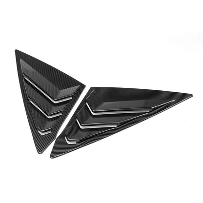 Carbon Look Window Louver Vent Shutter Cover for Honda Civic Sedan (2022–25)