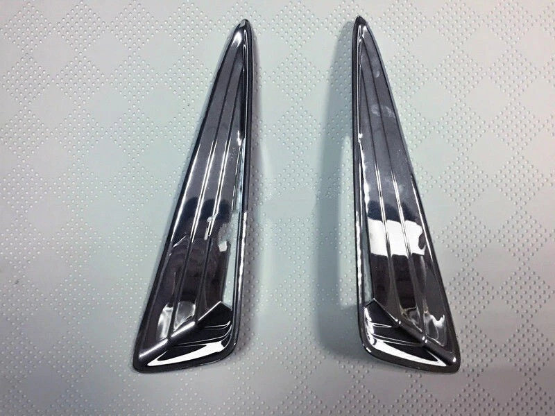 ABS Chrome Front Bumper Corner Protect Cover Trim for Toyota C-HR (2018-2023)