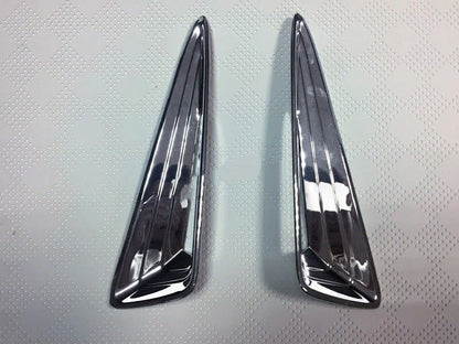 ABS Chrome Front Bumper Corner Protect Cover Trim for Toyota C-HR (2018-2023)