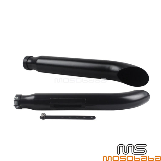19” Universal Exhaust Muffler Turn-out Pipe Tip for Harley BMW Bobber