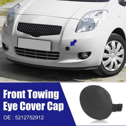 Right Bumper Tow Hook Towing Cover Cap for Toyota Yaris
